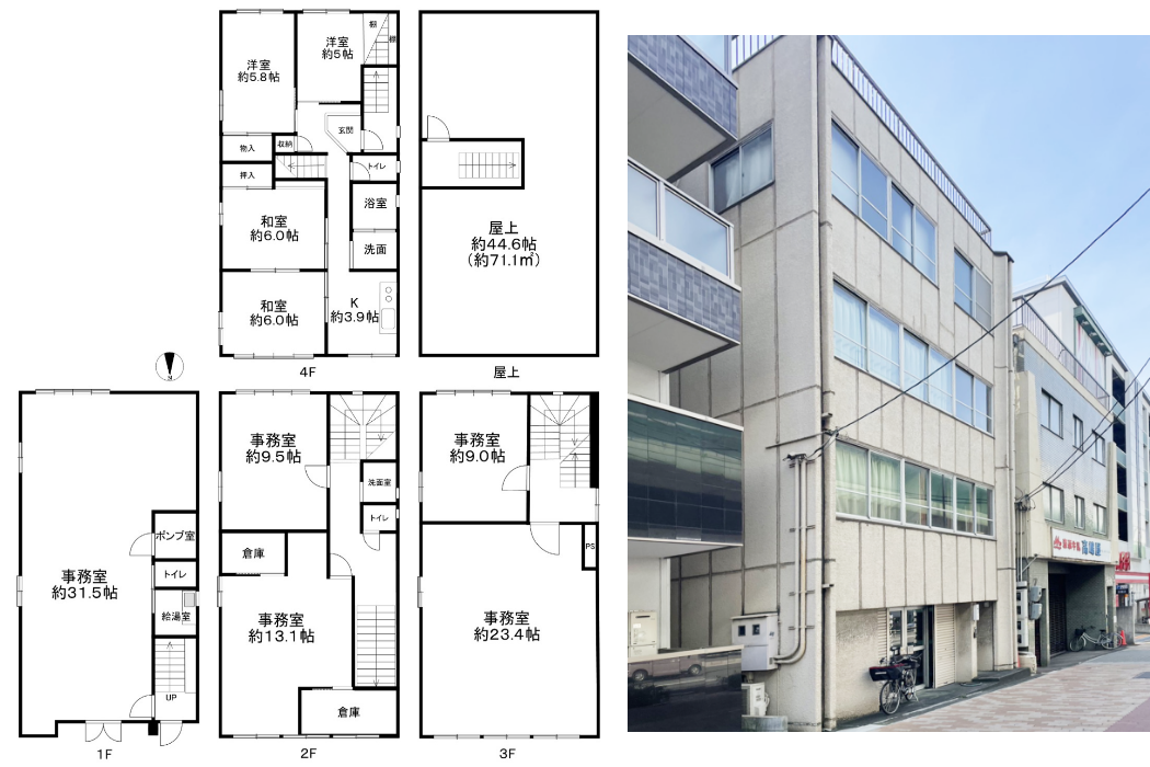 大阪市東成区東今里二丁目ビル